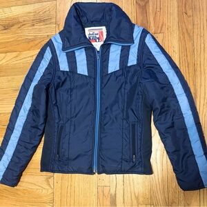 True Vintage 70s 1970s Mens Jean Claude Killy Ski Racing Jacket Size 40